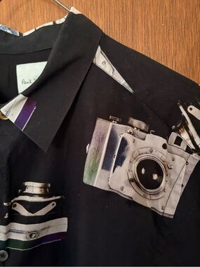 Paul Smith photography camera button up shirt
